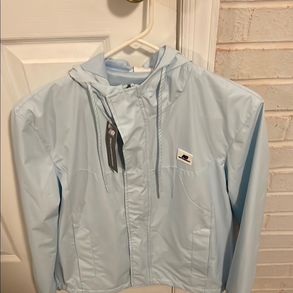 New Balance Sky Blue Hooded Jacket